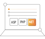 支持ASP、PHP、.Net等多種語(yǔ)言開(kāi)發(fā)